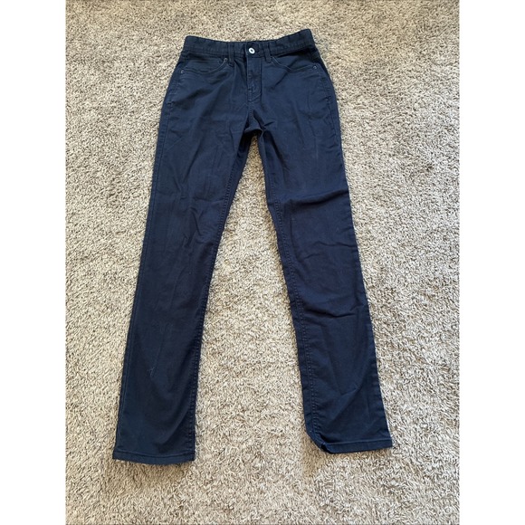 Prana Other - PRANA Men's Casual Pants Slim Fit Leg Flat Front Solid Navy Blue 28x32